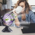 thumbnail image 5 of XGFHYJEH Desk Fan, Box Fan, Small Fan, Box Fan Clearance, Small Desk Fan, Small Fans for Desk, Portable Personal Quiet Electric Fan for Home, Plastic, 5 of 7