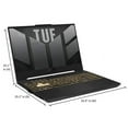 thumbnail image 3 of ASUS TUF Gaming 15.6" 144Hz FHD Laptop | Intel Core i5-13500H | GeForce RTX 4050 | Backlit | Wi-Fi 6 | Black | 16GB RAM | 512GB SSD | Windows 11 Home | Bundle with USB 3.0 Hub, 3 of 6