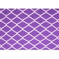 thumbnail image 1 of Ahgly Company Indoor Rectangle Trellis Purple Modern Area Rugs, 5' x 8', 1 of 4