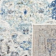 thumbnail image 5 of SAFAVIEH Madison Judith Distressed Area Rug, Ivory/Aqua, 8' x 8' Square, 5 of 8