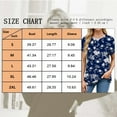 thumbnail image 3 of SWQZVT Women Summer Tops Plus Size Casual Short Sleeve Tunic T Shirts Comfy Crew Neck Loose Fit Blouses for Women, 3 of 6