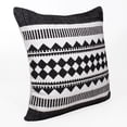 thumbnail image 4 of Laddha Home Designs Handwoven Tribal Cotton Throw Pillow Cover - 20" - White and Black, 4 of 8