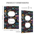 thumbnail image 5 of Kll Basketball Wall Plate,Gloss Finish,Standard Size 1 - 5" X 3", Polycarbonate Thermoplastic,Electric Receptacle Plug Covers, 5 of 8