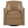 thumbnail image 3 of Signature Design by Ashley Bradney Light Brown Swivel Accent Chair, 3 of 6