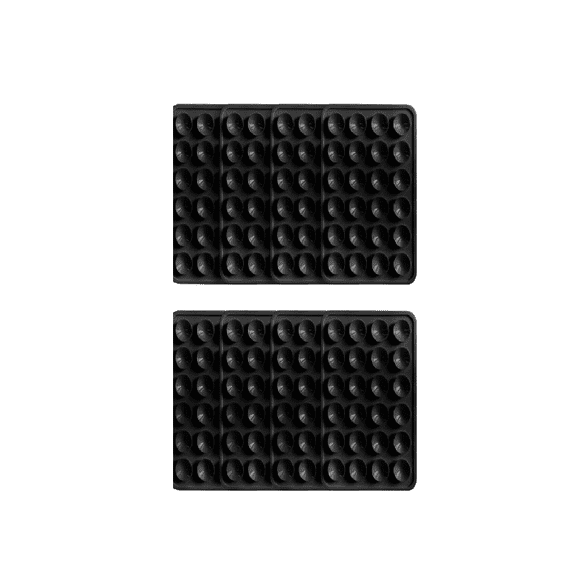 Funda Ventosa De Silicona Soporte Teléfono Para Celular 8 pzs NEGRO