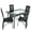 Transparent & Black, variant on Hassch 5 Pieces Dining Table Set, Tempered Glass Table and 4 Chairs, Kitchen Table Set for 4 Person with Steel Legs for Home Apartment, Transparent & Black
