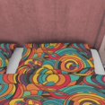 thumbnail image 3 of Funda nórdica de algodón de colores, juego de cama retro, funda nórdica geométrica abstracta,, 3 of 6