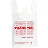 Inteplast Group "Thank You" Shopper Bags, White, 500 Ct