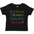 thumbnail image 3 of Inktastic Delaware Grandma Grandpa Love Me Boys or Girls Toddler T-Shirt, 3 of 5