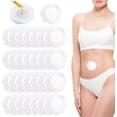 thumbnail image 1 of 30pcs Castor Oil Pack Wrap for Belly Button, Self-Adhesive Castor Oil Belly Button Wrap Pads Spunlace Cloth Highly Absorbent Organic Castor Oil Compress Patches No Wash (Oil Not Included), 1 of 6