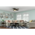 thumbnail image 4 of Hunter - Newsome Indoor Low Profile Ceiling Fan With Light, 52-inch, Premier Bronze, Traditional-style, 3-speed WhisperWind Motor, 53314, for Living Rooms, Bedrooms, 4 of 15
