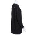 thumbnail image 1 of Cindysus Women Outwear Long Sleeve Coat Solid Color Cardigan Sweater Holiday Jacket Knitwear Black S, 1 of 6