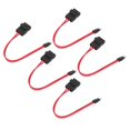 thumbnail image 1 of 5Pcs Professional Mini Car Fuse Holder Connector Mini Heavy Duty Wire Extension for Vehicle ATM 20A 16AWG with 5 Fuses, 1 of 7
