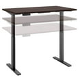 thumbnail image 1 of Height Standing Adjustable Desk in Mocha Cherry Finish, 1 of 5