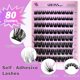 thumbnail image 2 of Kit de pestañas autoadhesivas Fablosslashes, 80 unidades, rizo en D, 2 of 8