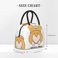 thumbnail image 2 of Pofeuu Prince Corgi Dog Print Lunch Bag for Adult Insulated Lunch Box,Leakproof Cooler Food Lunch Containers Reusable High Capacity Lunch Tote Bags-One Size, 2 of 6