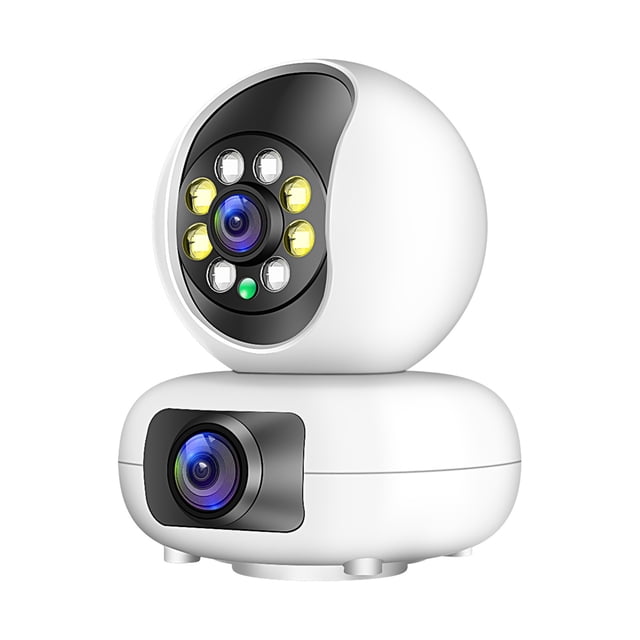 Pisexur Electrónica para Hombres Cámara WiFi de 2MP con Pantallas Duales Monitor de Bebé Visión Nocturna Interior Mini Cámara de Seguridad PTZ Cámaras de Vigilancia CCTV Electrónica para Niños, Organ