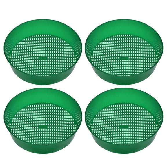 Durable Plastic Gardening Soil Sieve Filter for Soil Seeds and Fertilizer 8.19 by 2.15 Inch