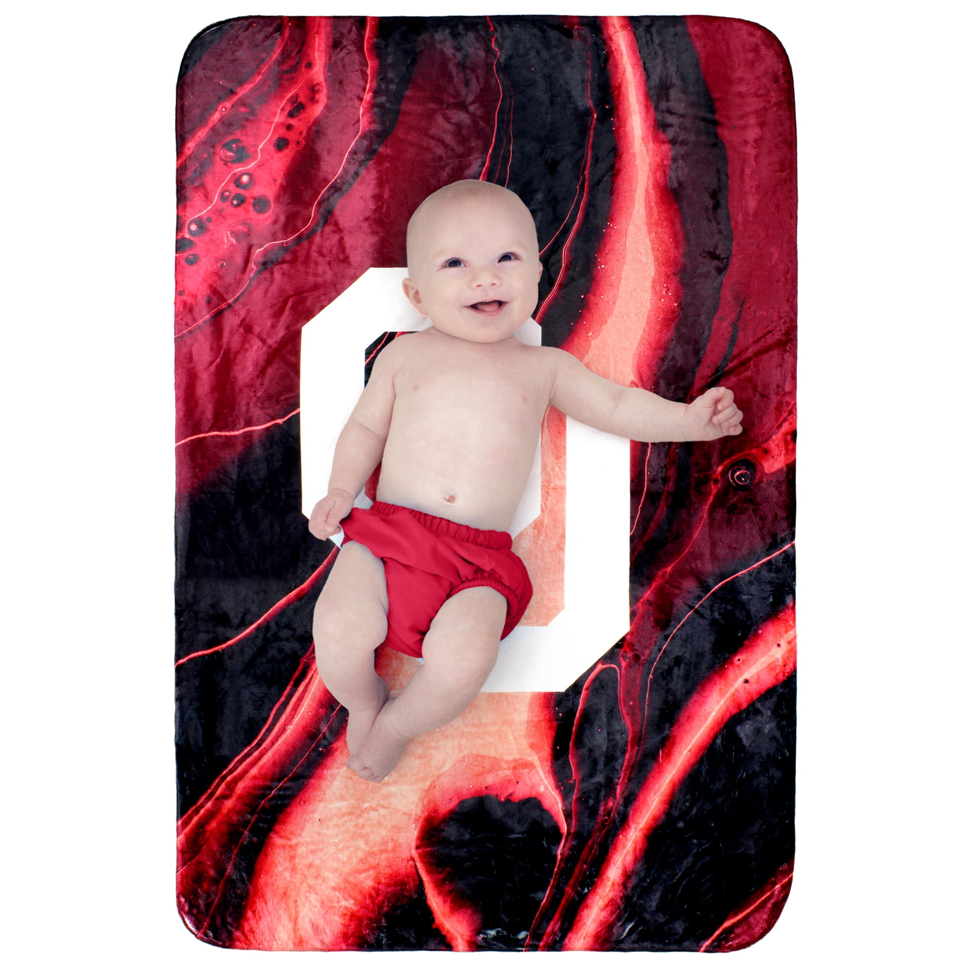 College Covers Oklahoma Sooners Sublimated Soft Throw Blanket, 30" x 40"