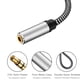 thumbnail image 5 of SatelliteSale AUXILIAR AUXILIAR CABLE DE AUDIO AUDIO A CABLE DE EXTENSIÓN AUX CABLE NEGRO / BLANCO Cordón de nylon (100 pies) SatelliteSale Cables estéreo, 5 of 5