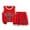 ZA Red, variant on Toddler Outfits For Boys Summer Pajamas Mesh Sportswear Sleeveless Printed Vest Shorts Basketball Set Infant Boy Clothes Black 18 Months-24 Months