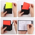 thumbnail image 2 of Kit de Árbitro de Fútbol, Kit de Advertencia para Árbitro de Fútbol con Tarjetas Amarillas y Rojas, Silbato de Sonido Fuerte y Nítido con Cordón., 2 of 5