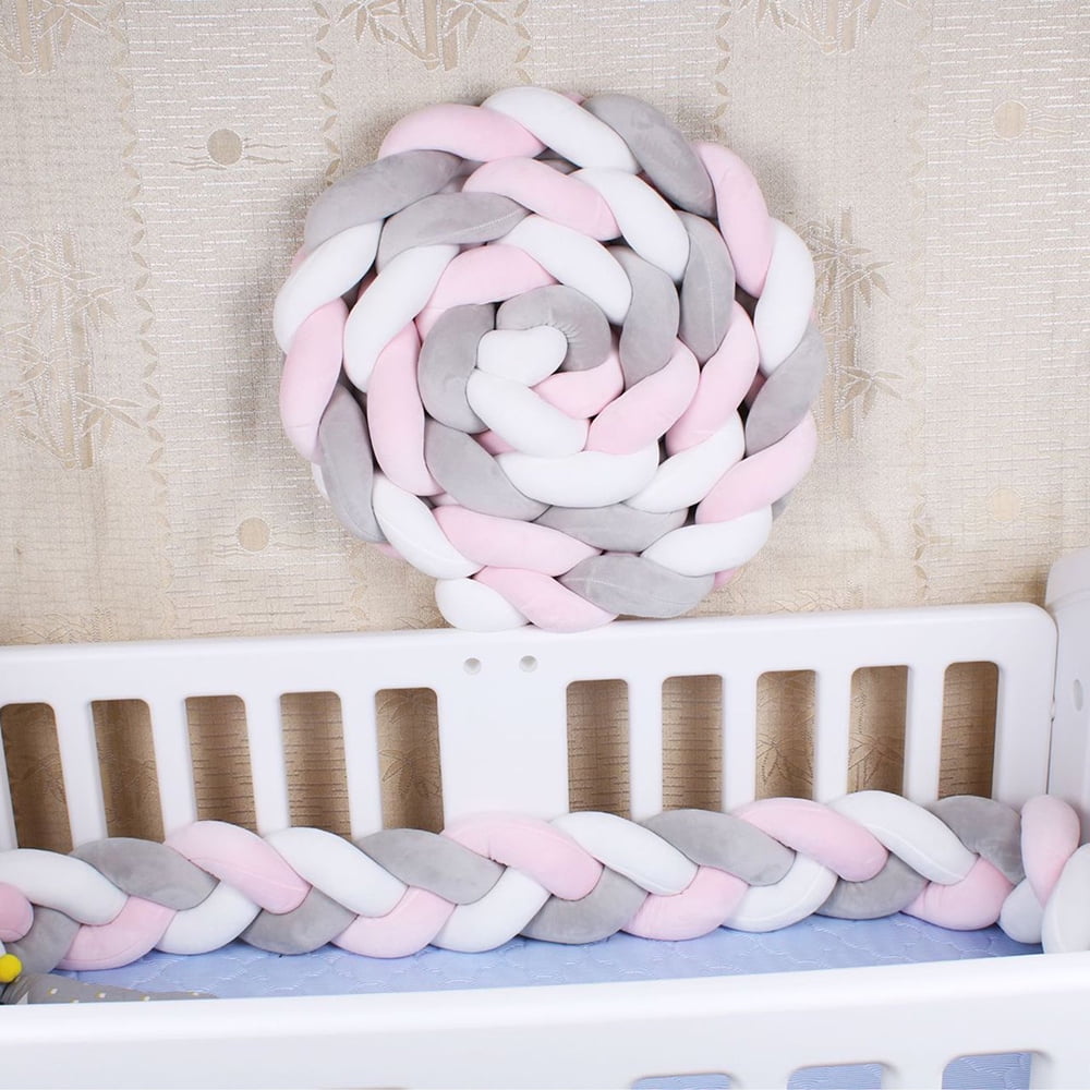 braided bumper crib