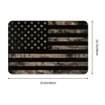 thumbnail image 3 of Balery American Flag with Desert Camouflage Doormat, Durable Flannel Fabric, Waterproof Stain and Fade Resistant, Low Profile,Indoor Outdoor Door Mats, Easy Clean Patio Entrance Mat, 16x24in, 3 of 9