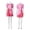 Pink, variant on Descendant Series Halloween Costume,Pink Princess Dress Up Outfits,Halloween Cosplay Party Dress for Women,Size 3XL