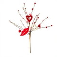 thumbnail image 2 of 1 Pcs Heart Lips Branch Decorations - 18.8" - Multicolor Romantic Decor, Bendables, Wedding Valentine's Day Party Bouquet for Celebration Atmospheres, 2 of 6