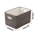 thumbnail image 2 of Ovzne Storage Boxes - Storage Bins Fabric Basket, Woven Storage Basket for Organizing for Office Shelf Closet Cloth Toy Organizer Winter Discount, 2 of 2