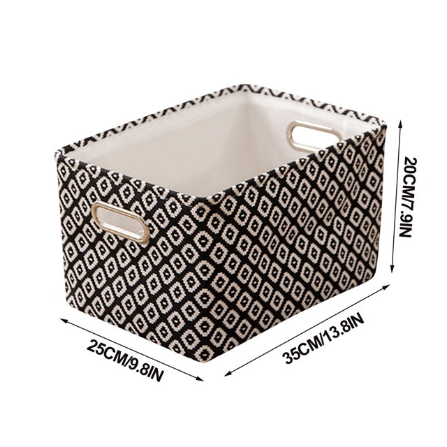 Birdeem Portable Fabric Tabletop Folding Box Storage Box Toy Storage Basket Kitchen Drawer Thickened Storage Basket