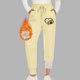 thumbnail image 3 of Gibobby pantalones con forro polar Pantalones de jogging para mujer con 2 bolsillos Cordón Polar de invierno Cintura alta Leggings deportivos largos Pantalones de entrenamiento(Amarillo, L), 3 of 4