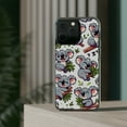 thumbnail image 3 of DistinctInk Clear Hybrid Case for Apple iPhone 14 Pro Max (6.7" Screen) - Joyful Koala Playtime: A Cartoon Pattern - Slim Profile Design, 3 of 8