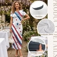 thumbnail image 6 of Chririnla American Flag Star Print Couple Clothes 4th of July Matching Outfit for Men Women Sexy Bodycon Dresses Mens Button Down T-shirts Couple Memorial Day Clothes for Going Out,S-3XL, 6 of 6