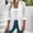 White, variant on Women's Solid Color Lace Blazer Shirt Jacket for Spring Summer Office