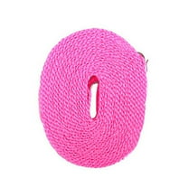 20ft Nylon Hanging Rope - Windproof Drying Rope with Non-Slip Plastic Clips, Portable Adjustable Clothesline for Indoor/Outdoor Use (Green/Blue)