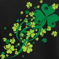 thumbnail image 3 of CafePress - Shamrocks And Swirls Women's Dark Pajamas - Women's Short Sleeve Print T-Shirt and Pants Dark Cotton Pajama Set, 3 of 7