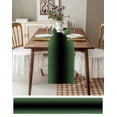 thumbnail image 3 of Ldtrchee Green Black Ombre Table Runner 72 Inches, Modern Gradient Abstract Art Bed Runner Dresser Scarves Tabletop for Indoor Outdoor Parties/Ceremony/Banquet, 18" x 72", 3 of 8