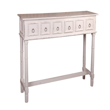 33 75 Cloud White Contemporary Hall, Robinwood Console Table