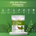 thumbnail image 6 of Vitamatic Certified USDA Organic Aloe Vera Powder 1 Pound (16 Ounce), 6 of 9