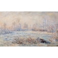 thumbnail image 2 of Monet, Claude 24x16 Black Modern Framed Museum Art Print Titled - Frost 1880, 2 of 4