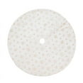 thumbnail image 7 of "Snowlflake Christmas Tree Skirt, Large Snowy White Fur Tree Skirt with Snowy Pattern for Christmas Decorations (Gold,Silver,Multicolor)", 7 of 7