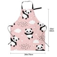 thumbnail image 5 of Lsque Panda Waterproof Apron Chef Aprons for Men Heavy Duty Chemical Work Apron Extra Long Grilling Aprons with Adjustable Bib Apron, 5 of 9