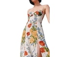 thumbnail image 2 of Lucakuins Mujeres Camisola Midi Vestido Casual Verano Estampado de Flores Vestido de Fiesta para Ropa de Playa Ropa de Calle Lucakuins  moda, 2 of 7