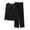 Black, variant on Women's Summer Lightweight Solid Color Modal Cotton Polyester Long Sleeve Long Pants Pajama Set Elastic Waist Drawstring Breathable Comfortable Loungewear