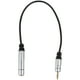 thumbnail image 1 of 1pc Estéreo 6.35 Hembra a 3.5 Macho Adaptador de audio Cable Convertidor de audio (Plata), 1 of 5