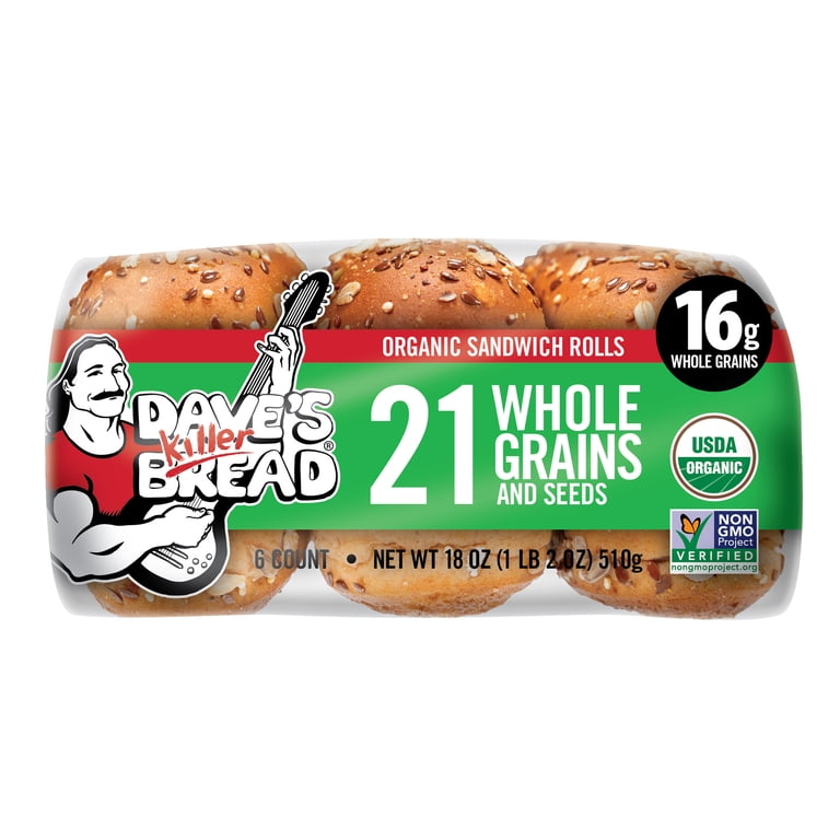 Dave's Killer Bread 21 Whole Grains and Seeds Organic Sandwich