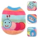 thumbnail image 5 of WORGEOUS Chaleco de invierno para cachorros de dibujos animados, ropa cálida de franela para perros pequeños, chihuahua, traje francés, camiseta para mascotas y gatos, talla XXS (Caterpillar), 5 of 7