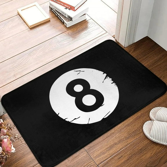 8-BALL BILLIARD Entrance Doormat Decoration Carpet for Living Room Non-slip Bathroom Floor Mat Bedroom Bedside Area Rugs